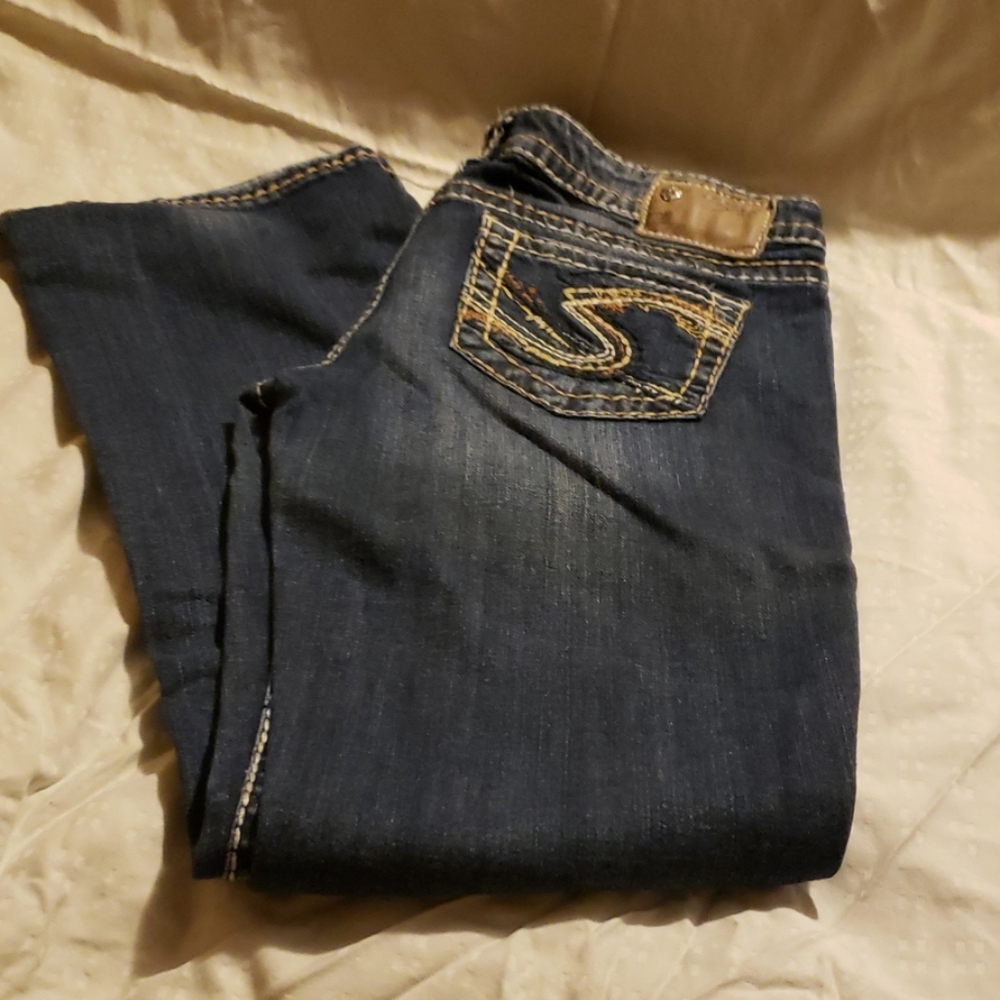 Silver jeans
